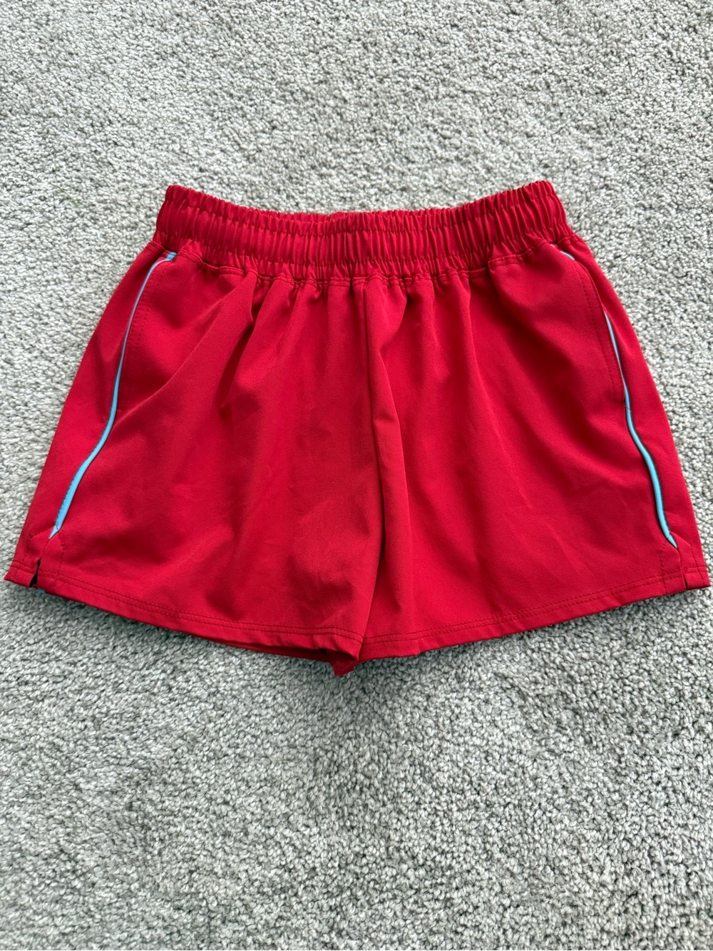 Five Dancewear Red Elastic Waist Shorts